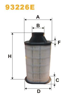 WIX FILTERS Воздушный фильтр 93226E